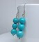 Handmade Reconstituted Turquoise 10MM Beads Earrings product 3